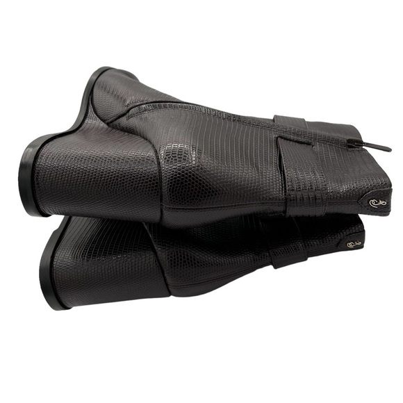 Sam Edelman Weslie Point Toe Wedge Embellished Buckle Ankle Boots Women's Size 9 - Picture 5 of 10